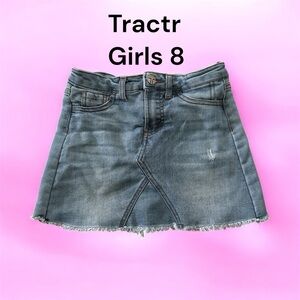 🌸🍁Tractr Kids Denim Skirt - Classic Blue